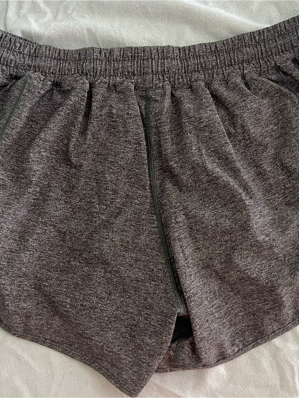 lululemon athletica Heathered Charcoal Athletic Shorts